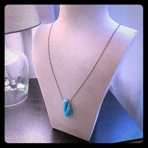 Long tassel necklace